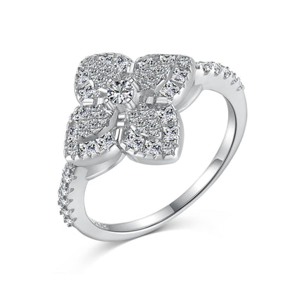 [Together]Luxurious Colorful Flower Shape Banquet Ring