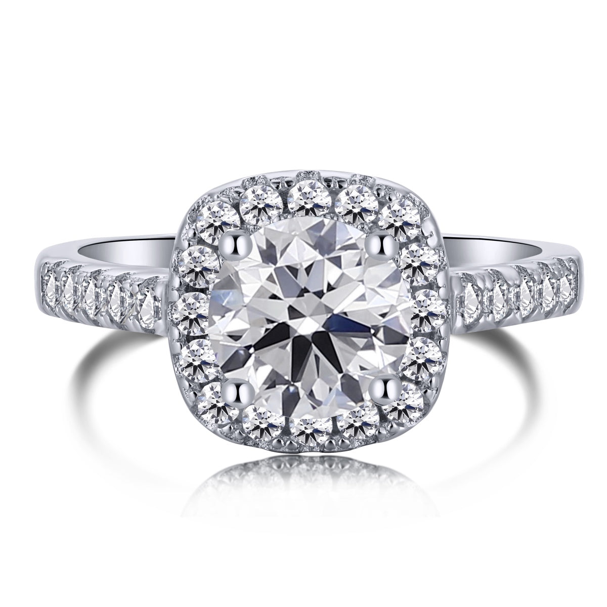 [Together]Dazzling Resplendent Round Cut Wedding Ring