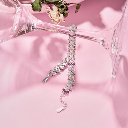 [Together]Dainty Exquisite Flower Shape Daily Bracelet