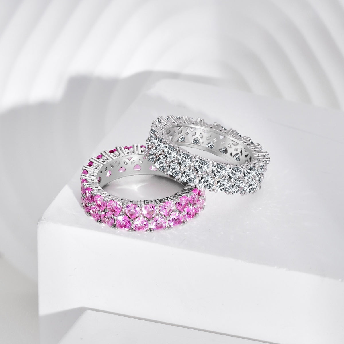 [Together]Sparkling Full Heart Ring