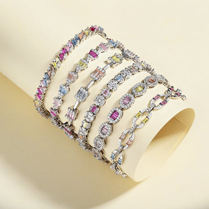 [Together]Dazzling Radiant Multi Cut Daily Bracelet