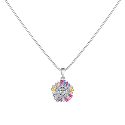 [Together]Charming Flower Colorful Necklace