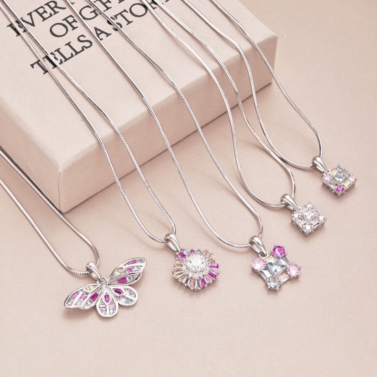 [Together]Charming Flower Colorful Necklace