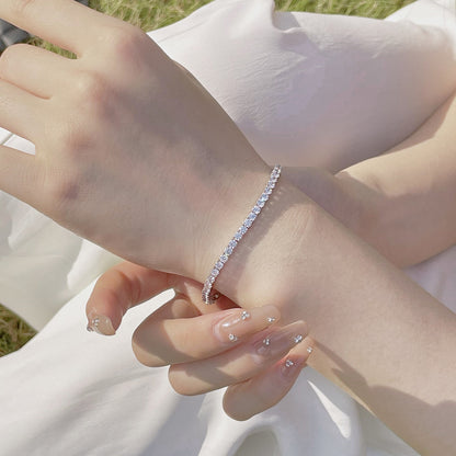 [Together]Radiant Colorful Round Cut Party Bracelet