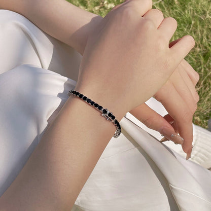 [Together]Radiant Colorful Round Cut Party Bracelet