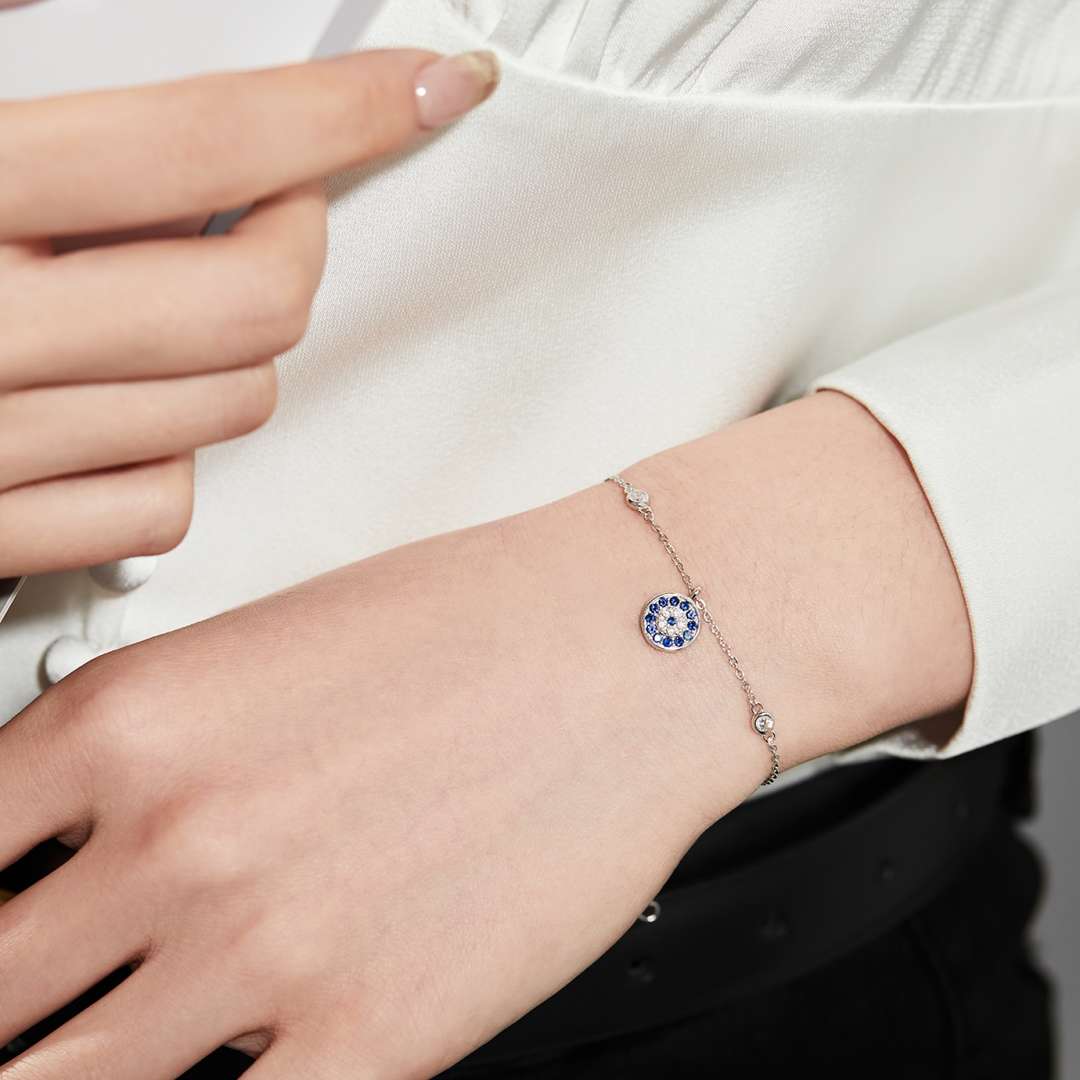 [Together]Devil's Eye Round Shape Bracelet