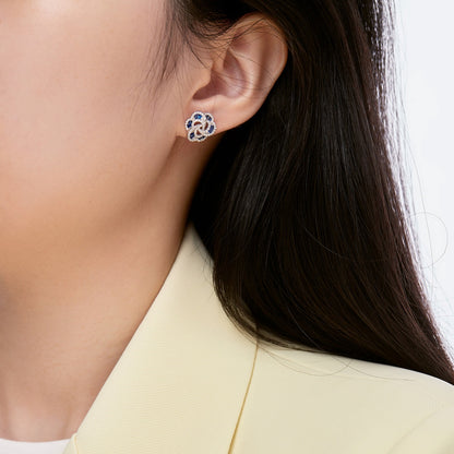 [Together]Exquisite Flower Shape Daily Earrings