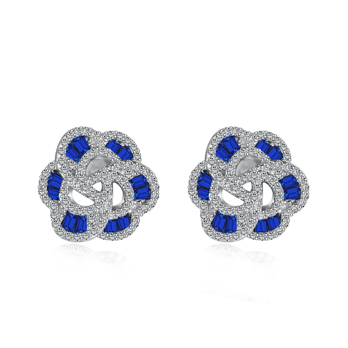 [Together]Exquisite Flower Shape Daily Earrings