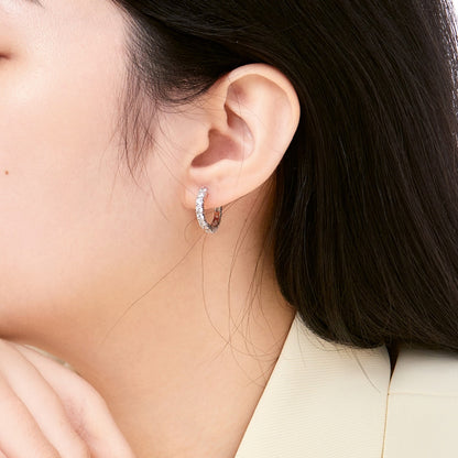 [Together]Radiant Colorful Round Cut Earrings