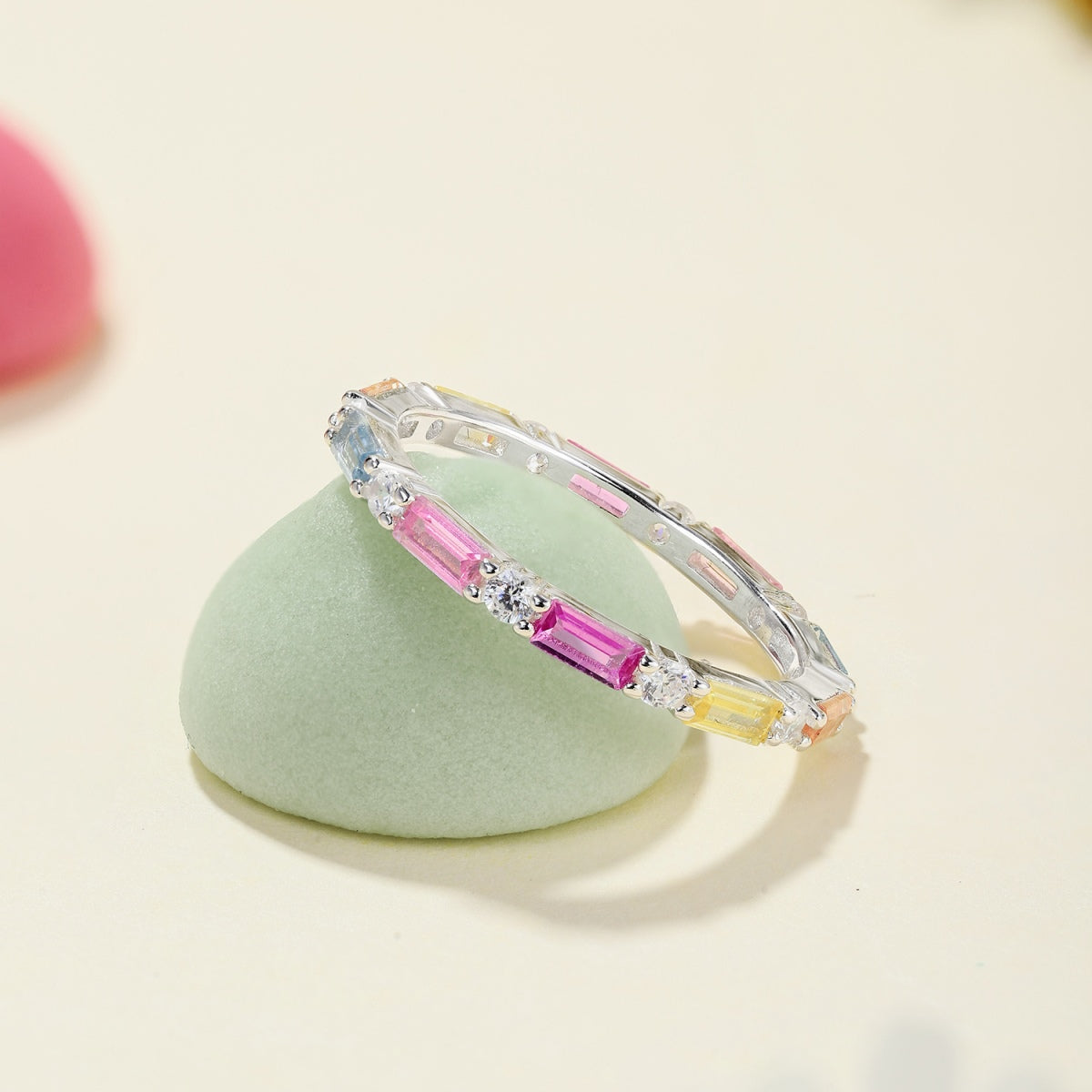 [Together]Lively In Shades Elegant Radiant Cut Daily Ring